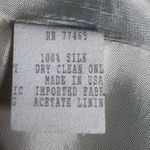 Vintage 80s Pastel Teal Pink Plaid Oversized Blazer Jacket Silk Preppy Academia Blue Size 12 Photo 9