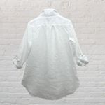 Cynthia Beachwear White Linen Cover Up Tunic Size M Size M Photo 4