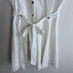 ZARA White Eyelet Dress Photo 3