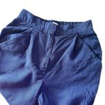 Wilfred Aritzia‎  Crop Sparks Pants Size 0 Blue Minimalist Quiet Luxury Capsule Photo 4