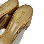 Schutz  Clear Cork Block Heel Victorie Heels Photo 8