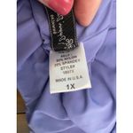 Dippin Daisy's‎ Periwinkle Lavender Plunge Tie Strap High Cut One Piece 1X Purple Photo 5