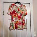 Kate Spade #160 TULIP WATERCOLOR TIE DYE PELUM BLOUSE SIZE 8 Photo 2