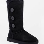 UGG Tall Black Bailey Button s Photo 0