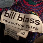 Bill Blass Vintage Silk Multi-color Paisley Long Sleeve Blouse w/ tie |… Photo 1