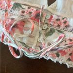 ZARA  Floral Strappy Crop Top Back Buttons Boho Feminine XL Photo 3