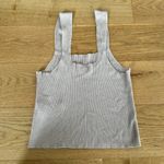 Abercrombie & Fitch  Knit Tank Top in Grey Photo 3