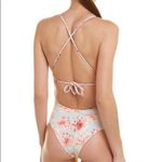 frankie's bikinis  one pieces swimsuit poppy wild flowers with crochet front:0W4 Photo 4