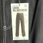 S.O.N.G. Women’s High Rise Carpenter 90’s Boyfriend Cut Pants Black size 7/28 Photo 7