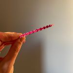 Sparkling Tennis Bracelet Pink Gemstones Gold Tone Bangle Womens Fashion Jewelry Photo 1