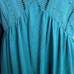 Boden Woven Mix Midi Jersey Dress in emerald night size 8 Photo 8