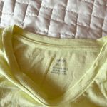 Aerie Real Me Neon Yellow Ribbed Tie Front Tank Top Size XS Photo 2