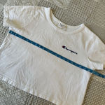 Champion  Heritage White Crop T-Shirt Large Photo 4