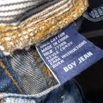 Madewell Blue Ripped Boy Jean Long Bermuda Distressed Loose Fit Cuffed Shorts 28 Photo 11