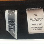 BKE  Sheer Black Long Sleeve 3D embellishment sleeve Size XL Photo 2