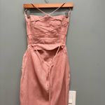Revolve Rumer The Label LouLou Maxi Linen Dress Cutout S Dusty Pink Photo 8