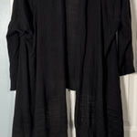 Worthington  Black Long Sleeve Lightweight Knit Cardigan, Open, XL Photo 0