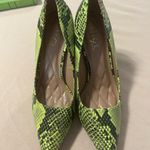 Heels Stylish Yellow Snake Print Women's Shoes by Rouge 6 Photo 4