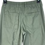 Aeropostale Small Utility Cargo Pants Hi-Rise Wide Leg Zip-Fly Olive Green Women Photo 5