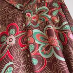 Alix Of Bohemia | Gogo Chocolate Silk Blouse L Brown Size L Photo 5