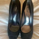 Candie's Black Open Toe Pumps Photo 2