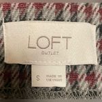 Loft Slim Fit 2 Pocket Ponte Knit Leggings Black Red Gray Plaid Size Small NWOT Photo 4