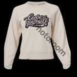 Venus  Womens Love Yourself Sweatshirts, Off White, Size Large, New with bag Photo 0