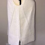 Womens Size S Tank Sweater Swank Top Oatmeal Sparkle V Neck Beige Neutral Gold Photo 1