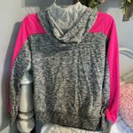 Rue 21 Heather Black Neon Pink Zip Knit Jacket Photo 10