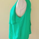 YA Los Angeles  green silk blend blouse size large Photo 2