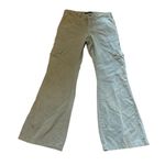 Aeropostale Green Cargo Pants Low Rise Flare leg size 8 Photo 1
