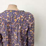 J.Crew [] Midnight Floral Print V-Neck Tunic Coverup Beach Dress Size Small S Photo 4