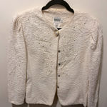 Leslie Fay  lightweight adorned evening jacket as‎ 12 petite Photo 0