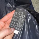 S13 NEW YORK Navy Shiny Faux Fur Hood Puffer Jacket Women's Medium Blue Photo 8