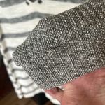 B.Original Oversized Gray and Cream Striped Hooded Top Photo 9