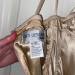 La Femme Gold Prom Dress Photo 7