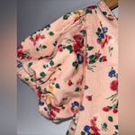 Love Shack Fancy  Floral Cotton Corduroy Peachy Mini Dress‎ Size 10 Photo 4