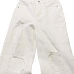Wild Fable NWT  Highest Rise Distressed Straight White Jeans Photo 0