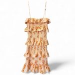 For Love & Lemons Sabo Skirt Dion Shirred Floral Ruffle Mini Dress NWT Photo 3