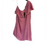 Krisa  Pink One Shoulder Mini Dress Size Medium New with tags Photo 1