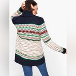 Talbots ladies FAIR ISLE SHAWL COLLAR OPEN SWEATER soft cozy small oversized Photo 10