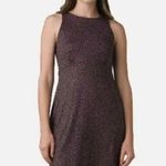 prAna  Women's Emerald Lake Tank Dress Deep Purple Spotted Photo 0