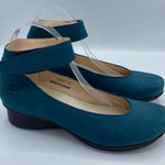 Loints of Holland Sydney Ankle Strap Wedge Shoes EU 40 US 9 turquoise blue Photo 0