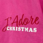 J’Adore Christmas Graphic Print Sweatshirt Size 1X NWOT Womens Pink Photo 4