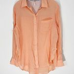 Free People  That’s a Wrap Buttondown Shirt Size Small Photo 0
