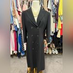 Tahari  ASL Black Double Breasted Blazer Dress Workwear Photo 1
