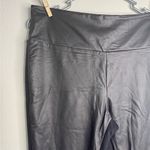 Stella & Dot  Faux Leather Leggings in Black Photo 4