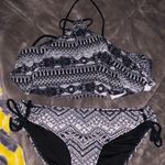 Arizona Jean Company black and white halter top bikini  Photo 0