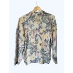 Vintage Silk Angora Lambswool Floral Shoulder Pads Sweater Colter Bay Medium Photo 2