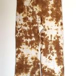 Mate the Label NEW Brown/Tan Tie Dye Organic Thermal Wide Leg Pant - XL Photo 3